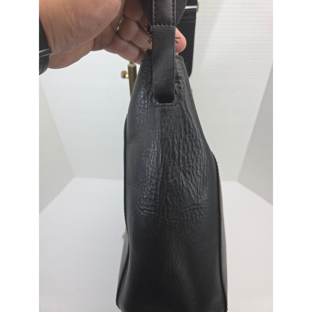Everlane Form Bag Black Italian Leather Crossbody Shoulder Bag Made in Italy - Picture 3 of 8